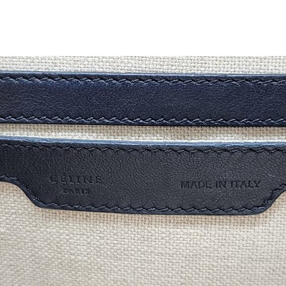 Celine Phoebe Triptyque Leather Shoulder Bag Satchel Black - New $3800 - Picture 10 of 15